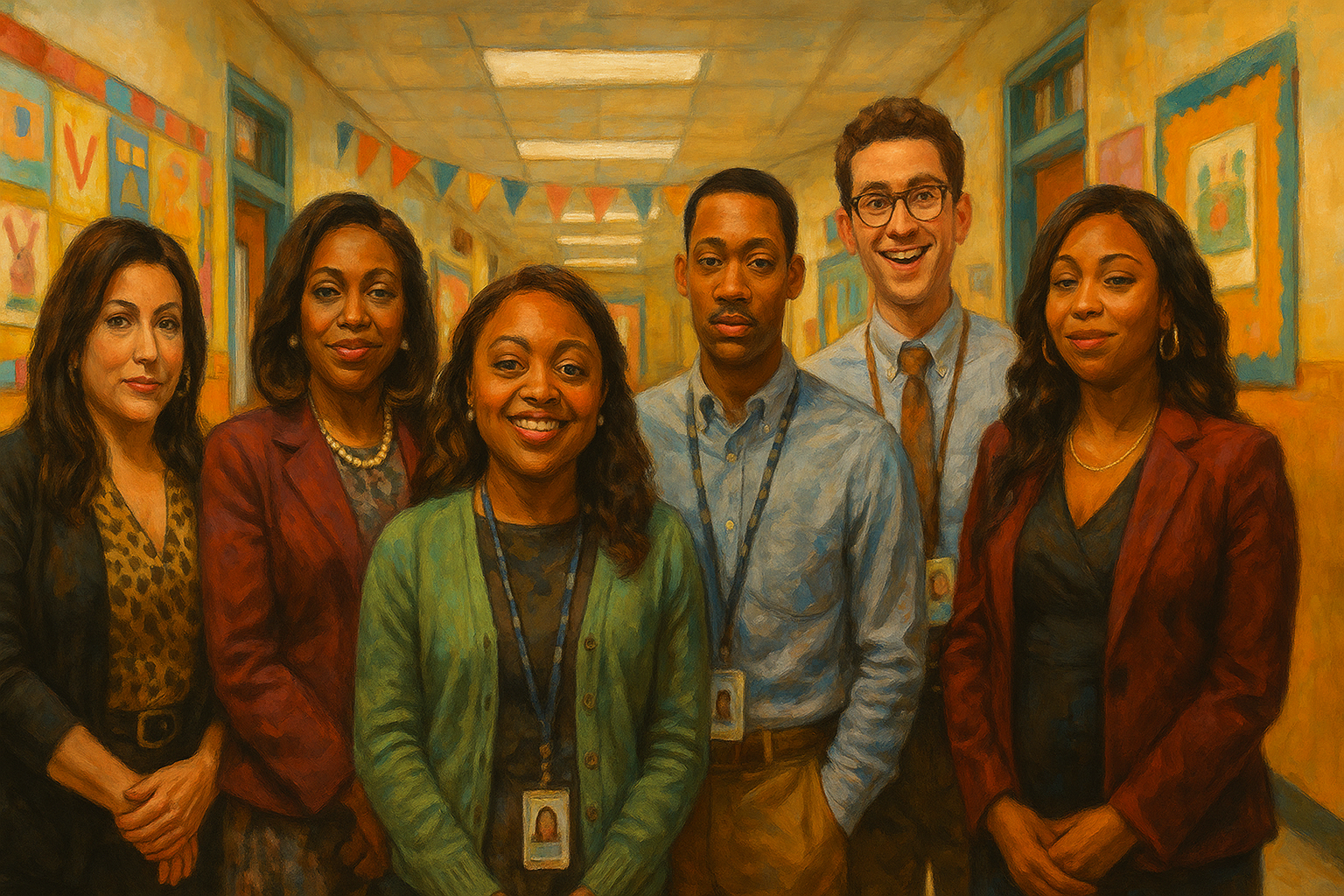 Dinâmica de Equipe do Corpo Docente de Abbott Elementary