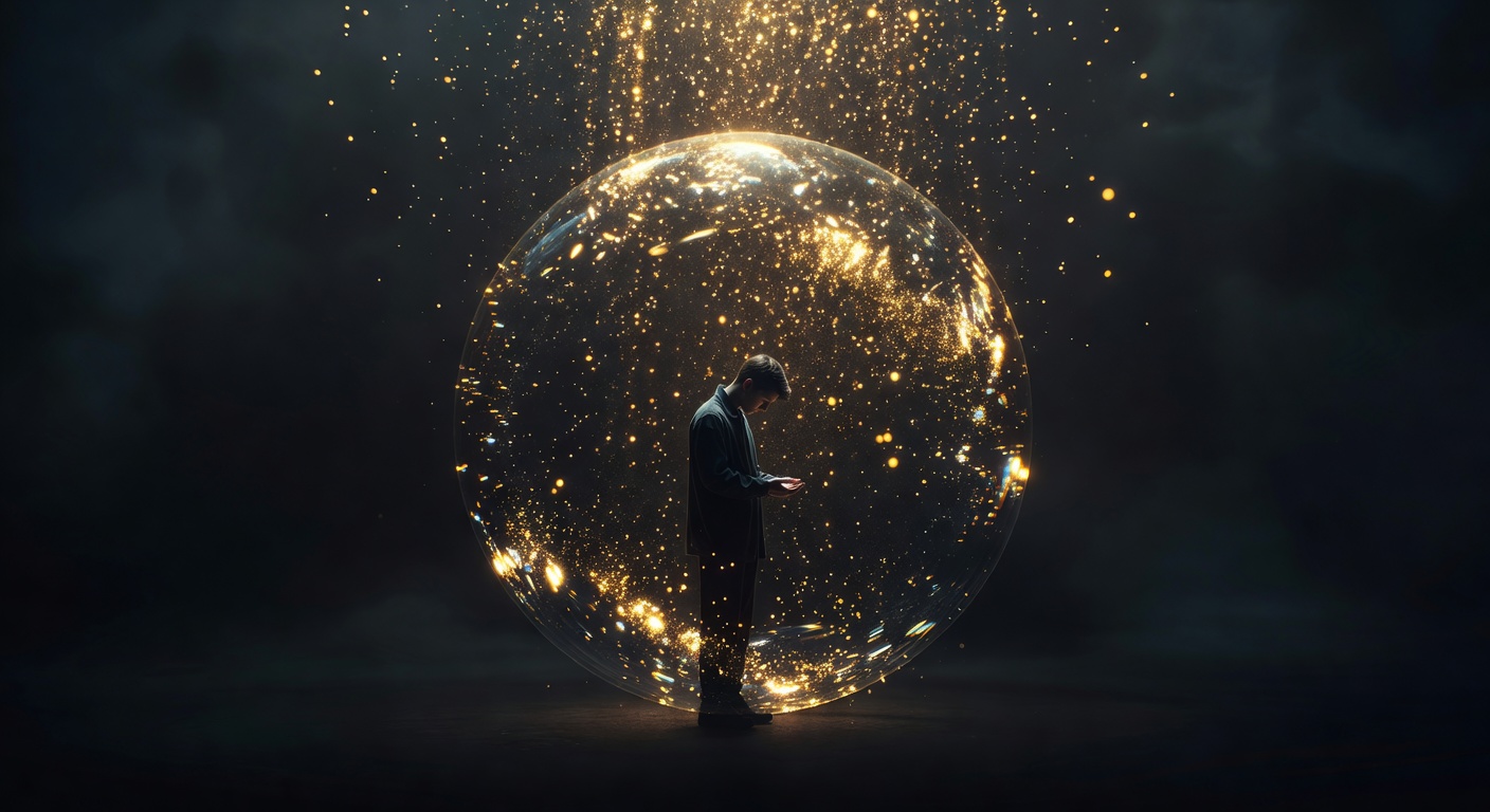 Uma figura cercada de elogios e reconhecimentos, nenhum dos quais atravessa uma barreira invisível ao seu redor
